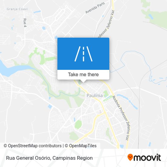 Rua General Osório map