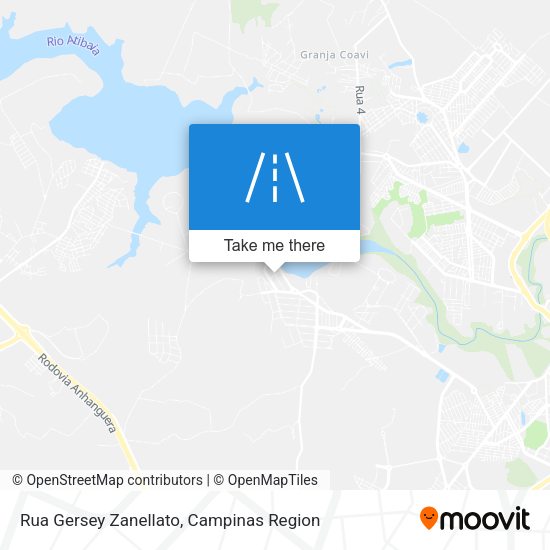 Rua Gersey Zanellato map