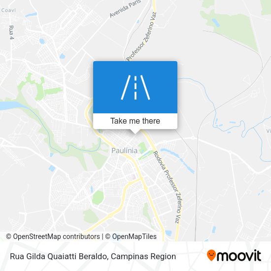 Rua Gilda Quaiatti Beraldo map