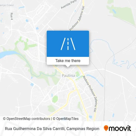 Rua Guilhermina Da Silva Carrilli map