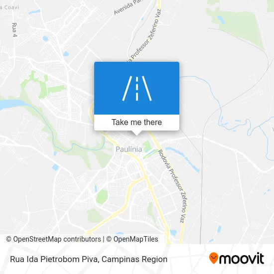 Rua Ida Pietrobom Piva map