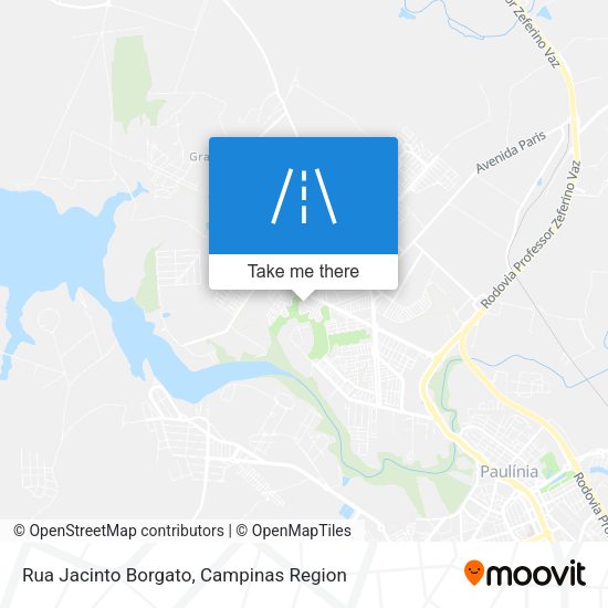 Rua Jacinto Borgato map