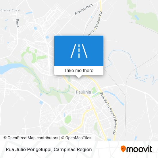 Rua Júlio Pongeluppi map
