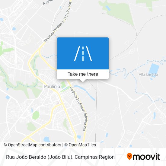 Rua João Beraldo (João Bilu) map