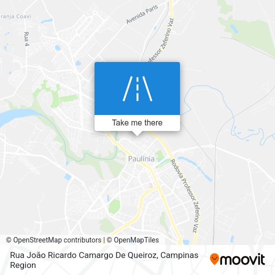 Rua João Ricardo Camargo De Queiroz map