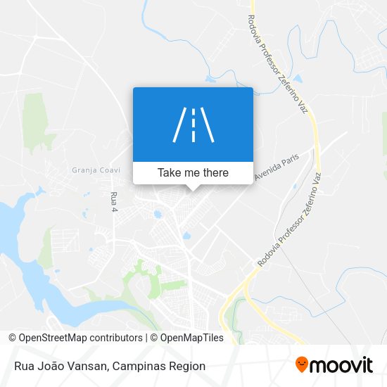 Rua João Vansan map