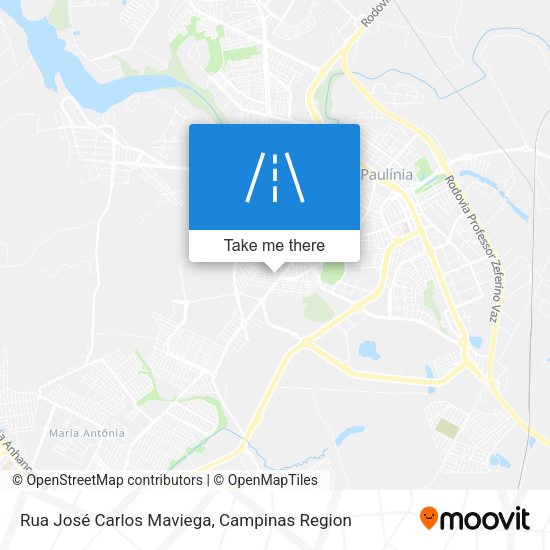 Rua José Carlos Maviega map