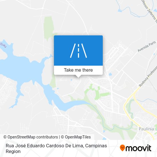Rua José Eduardo Cardoso De Lima map