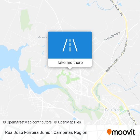 Rua José Ferreira Júnior map