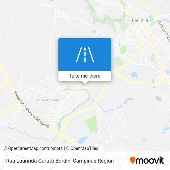 Rua Laurinda Garutti Bordin map