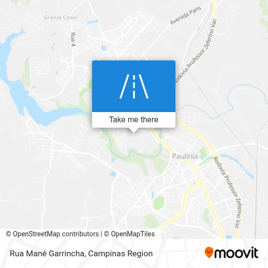 Rua Mané Garrincha map