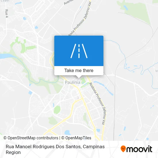 Rua Manoel Rodrigues Dos Santos map