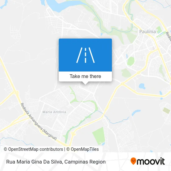 Rua Maria Gina Da Silva map