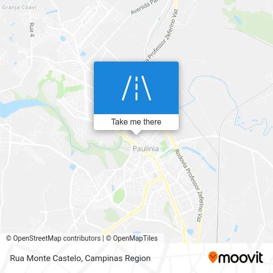 Rua Monte Castelo map