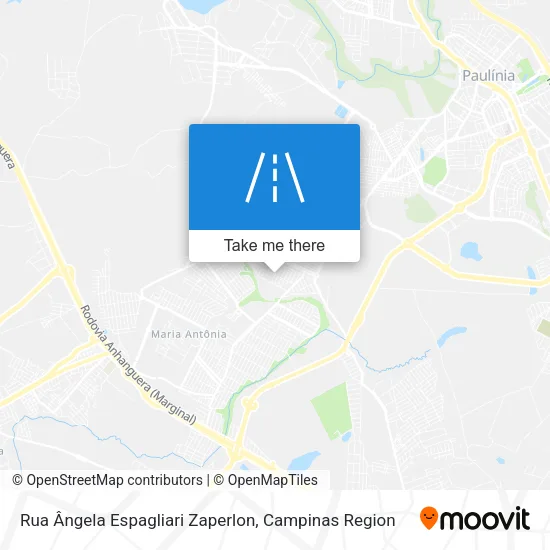 Rua Ângela Espagliari Zaperlon map