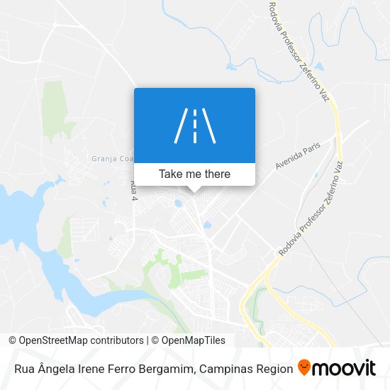 Rua Ângela Irene Ferro Bergamim map