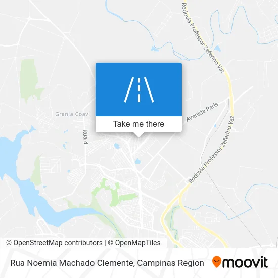 Rua Noemia Machado Clemente map