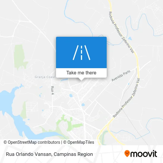 Rua Orlando Vansan map