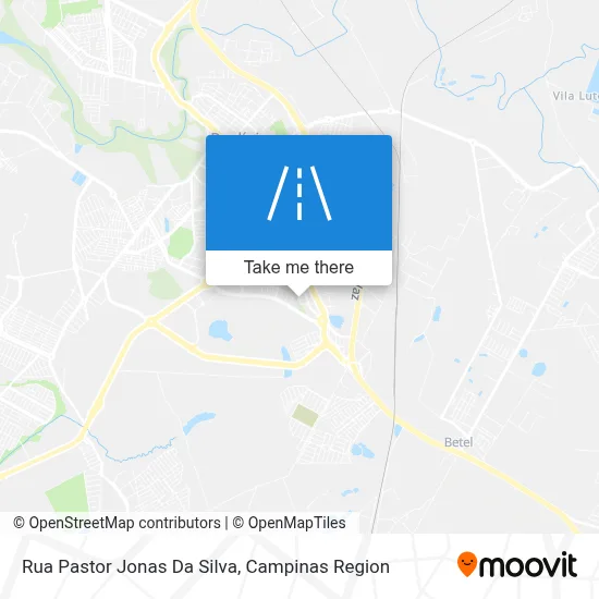 Rua Pastor Jonas Da Silva map