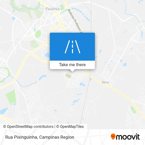 Rua Pixinguinha map