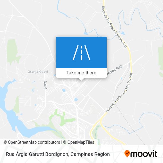 Rua Árgia Garutti Bordignon map