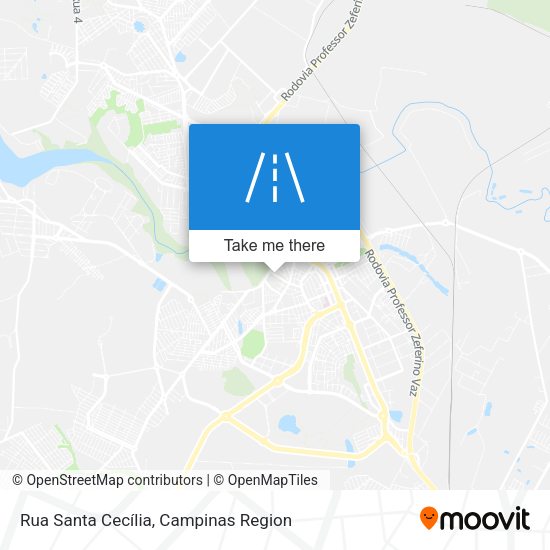 Rua Santa Cecília map