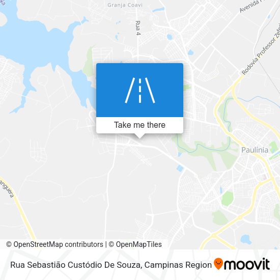 Rua Sebastião Custódio De Souza map