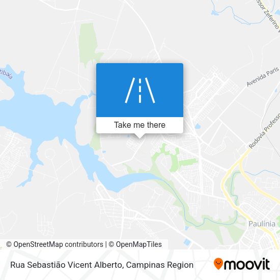 Rua Sebastião Vicent Alberto map