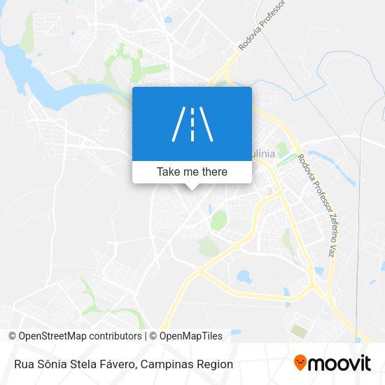 Rua Sônia Stela Fávero map