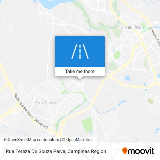 Rua Tereza De Souza Paiva map