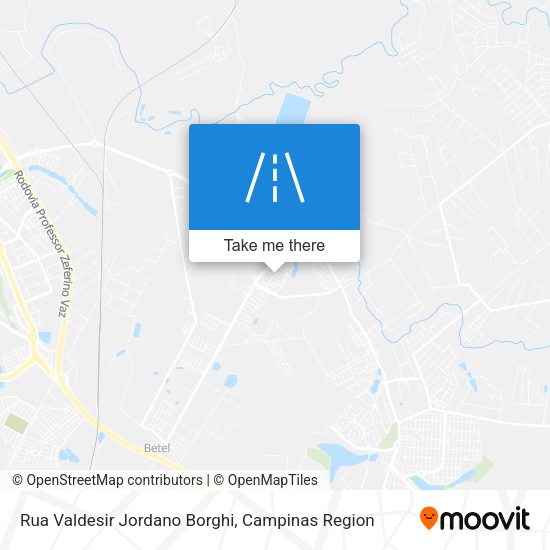 Rua Valdesir Jordano Borghi map