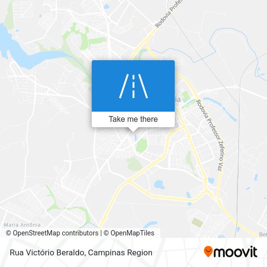 Rua Victório Beraldo map