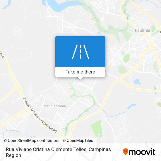 Rua Viviane Cristina Clemente Telles map