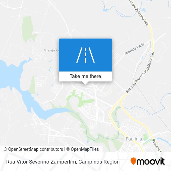 Rua Vítor Severino Zamperlim map