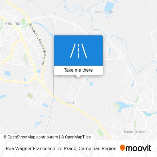Rua Wagner Francelino Do Prado map