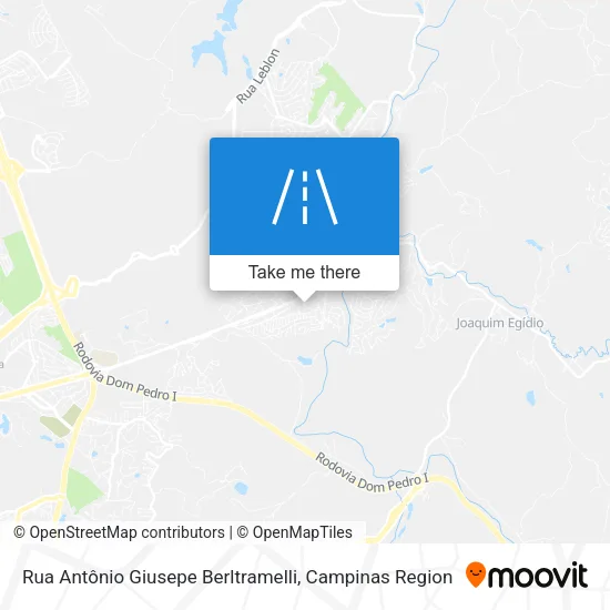 Rua Antônio Giusepe Berltramelli map