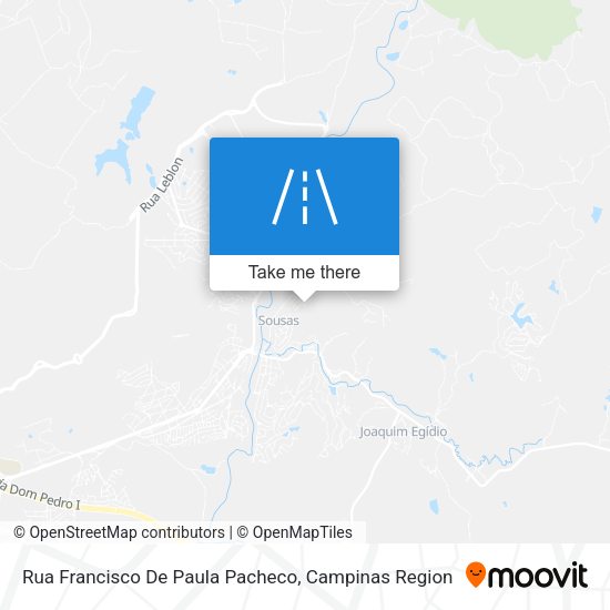 Rua Francisco De Paula Pacheco map