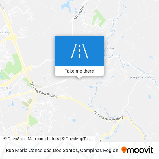 Mapa Rua Maria Conceição Dos Santos