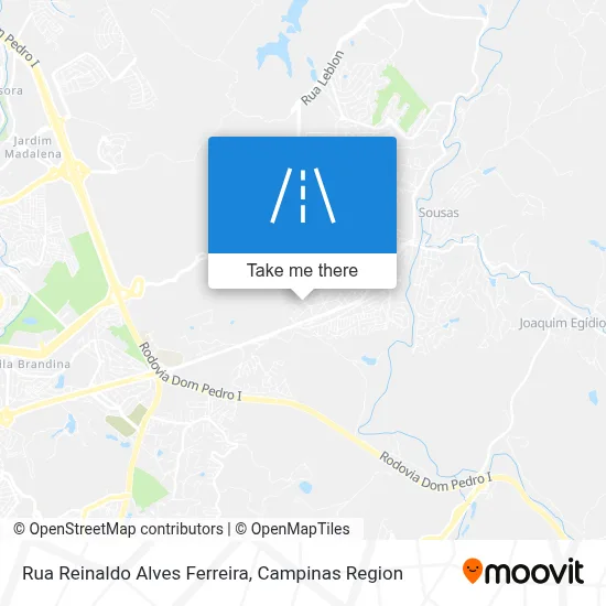 Rua Reinaldo Alves Ferreira map