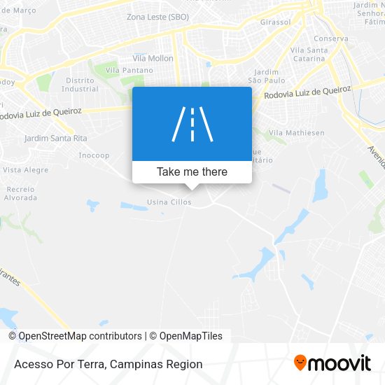 Acesso Por Terra map