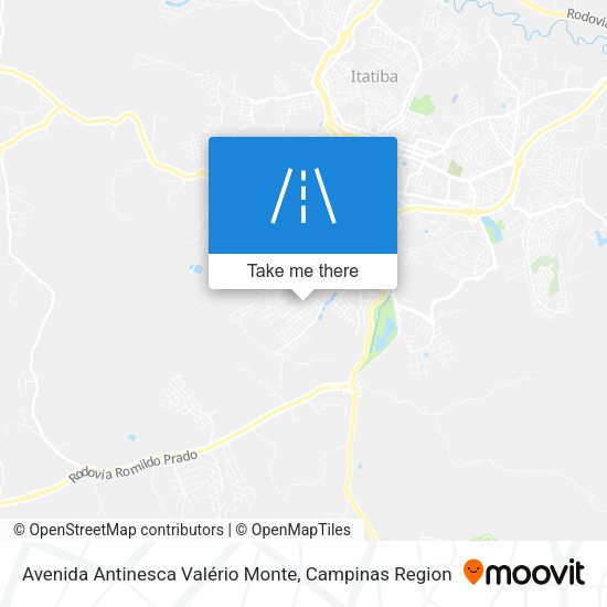 Avenida Antinesca Valério Monte map