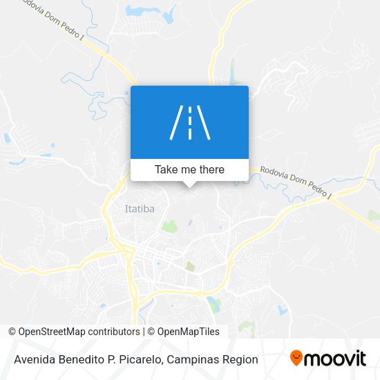 Avenida Benedito P. Picarelo map