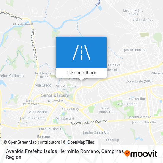 Avenida Prefeito Isaías Hermínio Romano map
