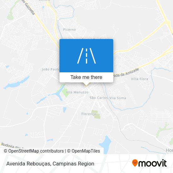Avenida Rebouças map