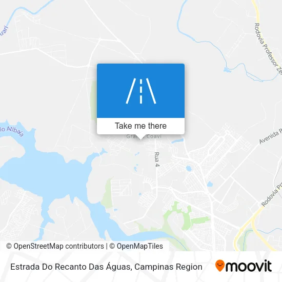 Estrada Do Recanto Das Águas map