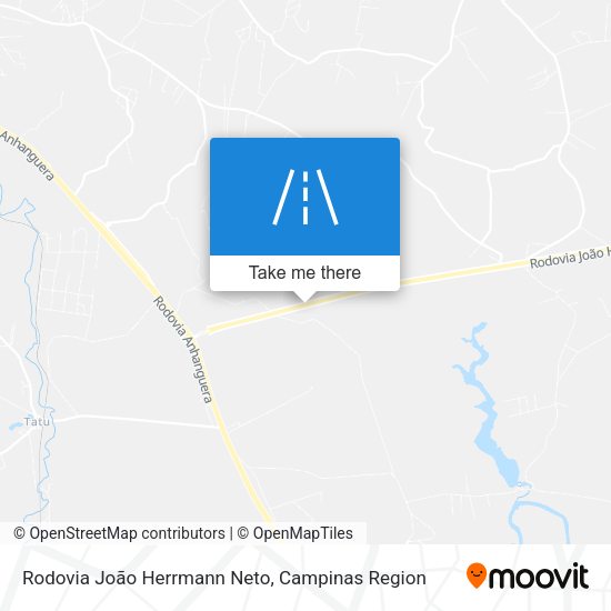 Rodovia João Herrmann Neto map