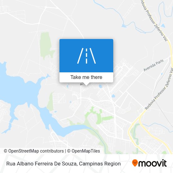 Rua Albano Ferreira De Souza map