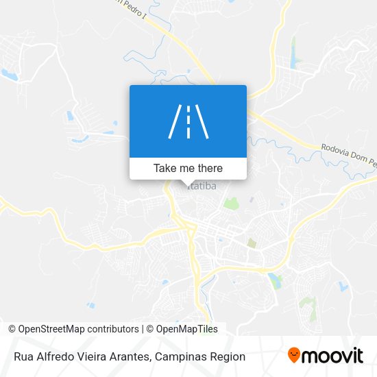 Rua Alfredo Vieira Arantes map