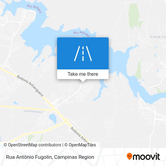 Rua Antônio Fugolin map