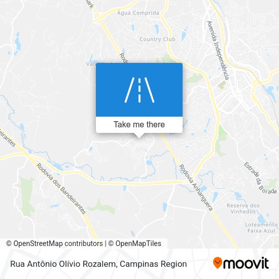Rua Antônio Olívio Rozalem map